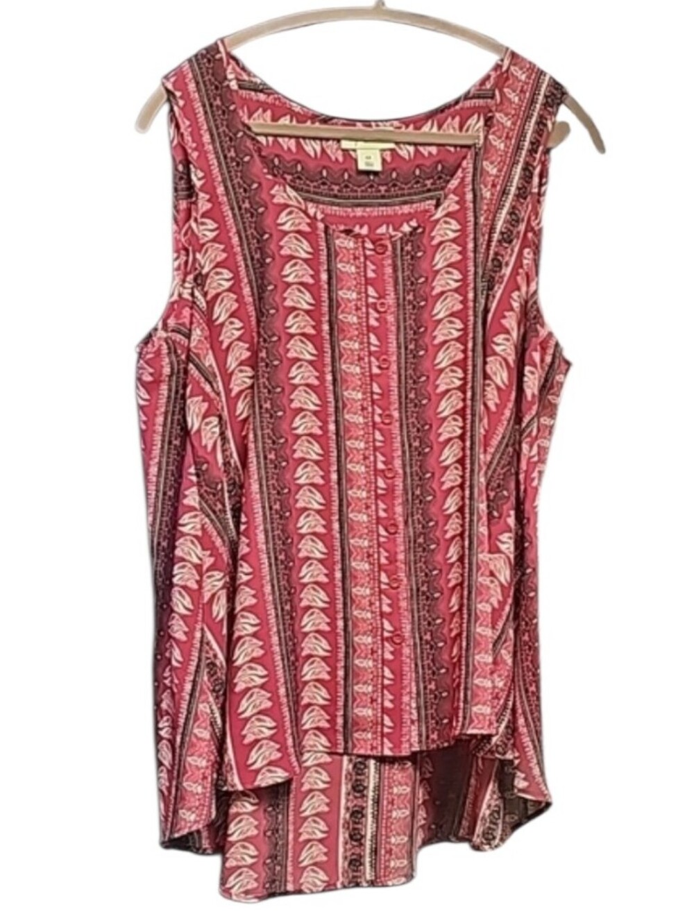78 Boho printed blouse